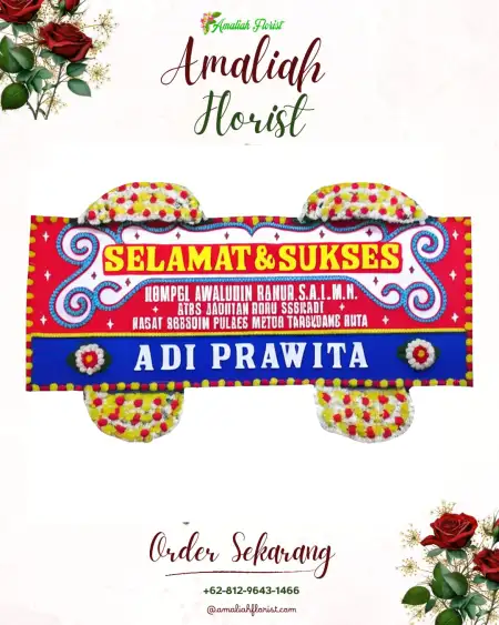 Papan Bunga Ucapan Selamat Anyer