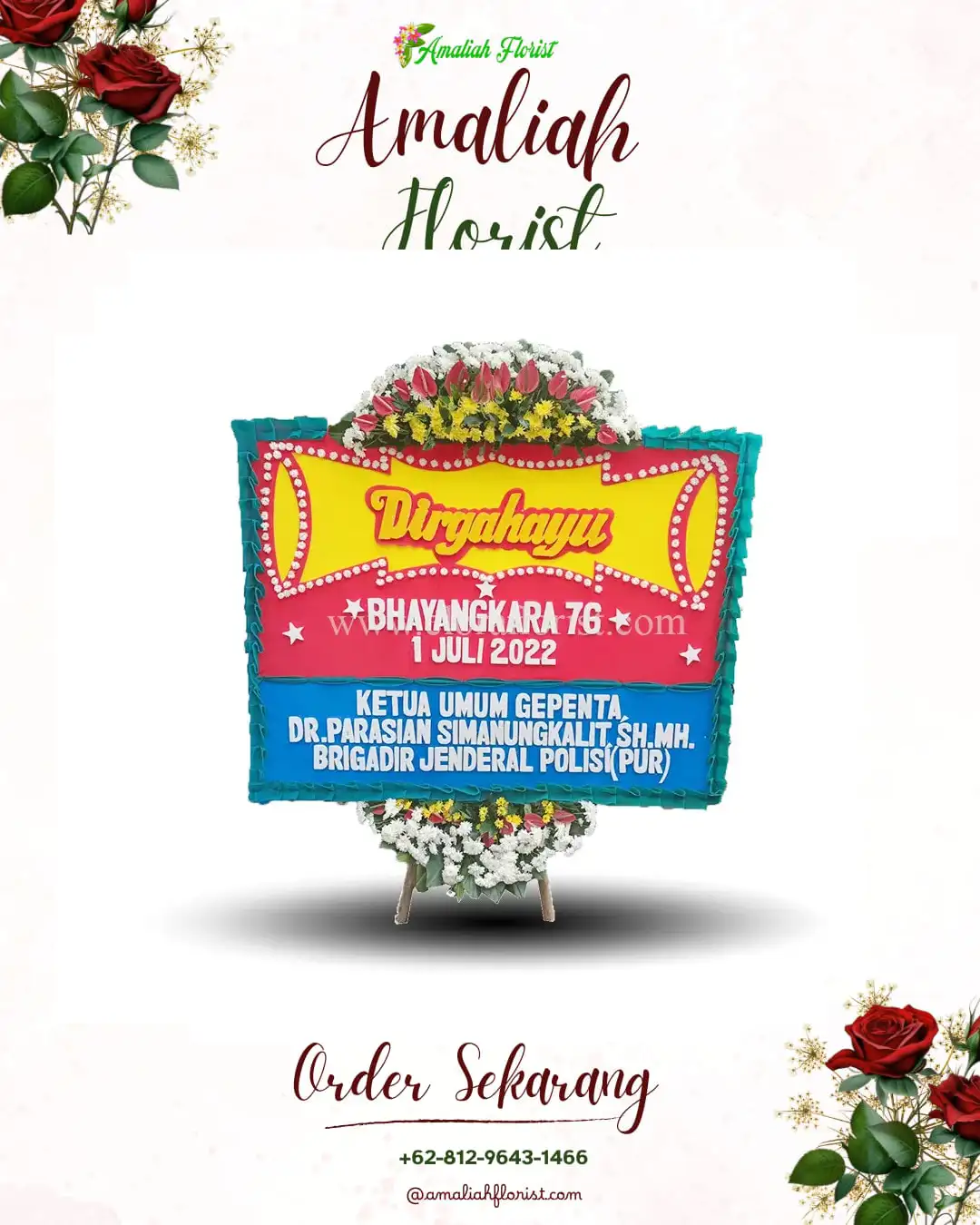 Papan Bunga HUT Ulang Tahun Anyer